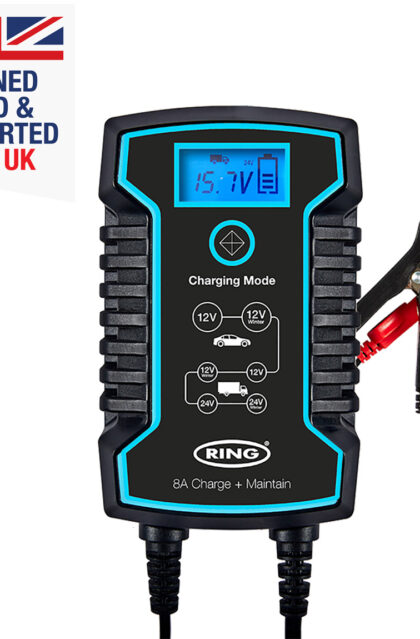 RING 8 A Smart Battery Charger & Maintainer (RSC908)