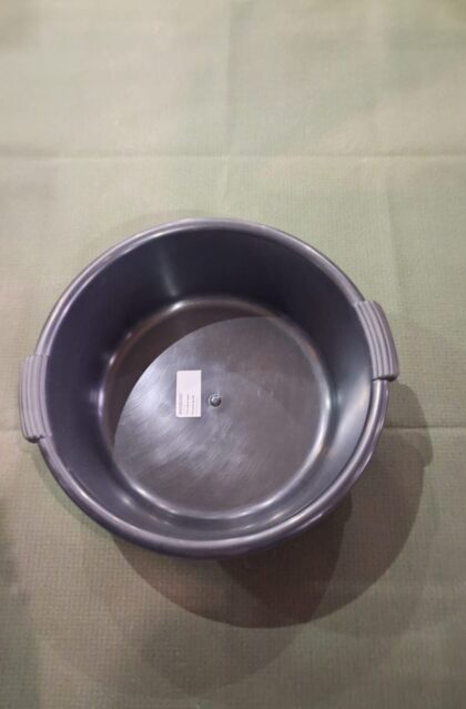 Black Plastic Basin