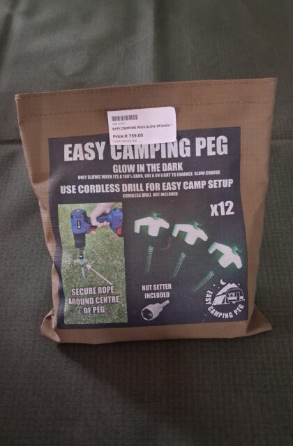 Easy Camping Pegs