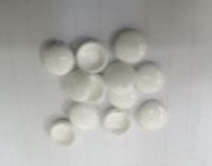 Screw Button White Large